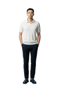 KLASIK 003 The Must Polo — linen-cotton polo shirt