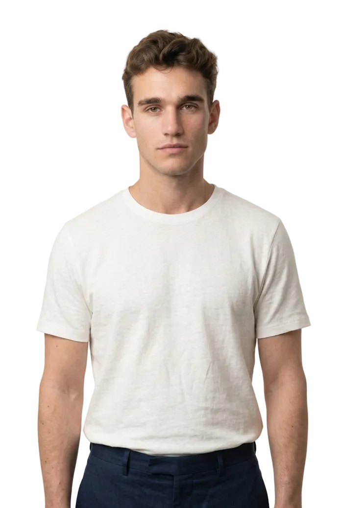 The Linen Crew Neck · N° 004